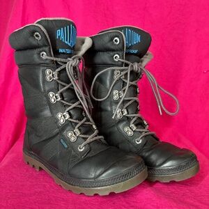 Palladium 💦 WATERPROOF ❄️ mid-calf SNOW boots • W7 • THINSULATE • WINTER rare!